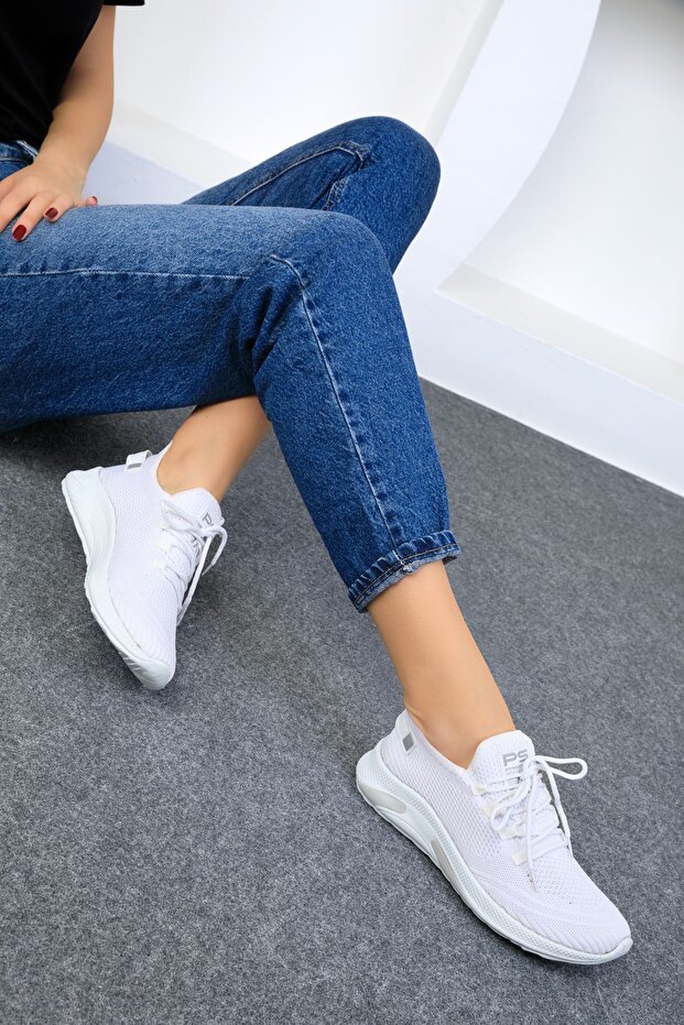 Fehér uniszex tornacipő 16884 - 2