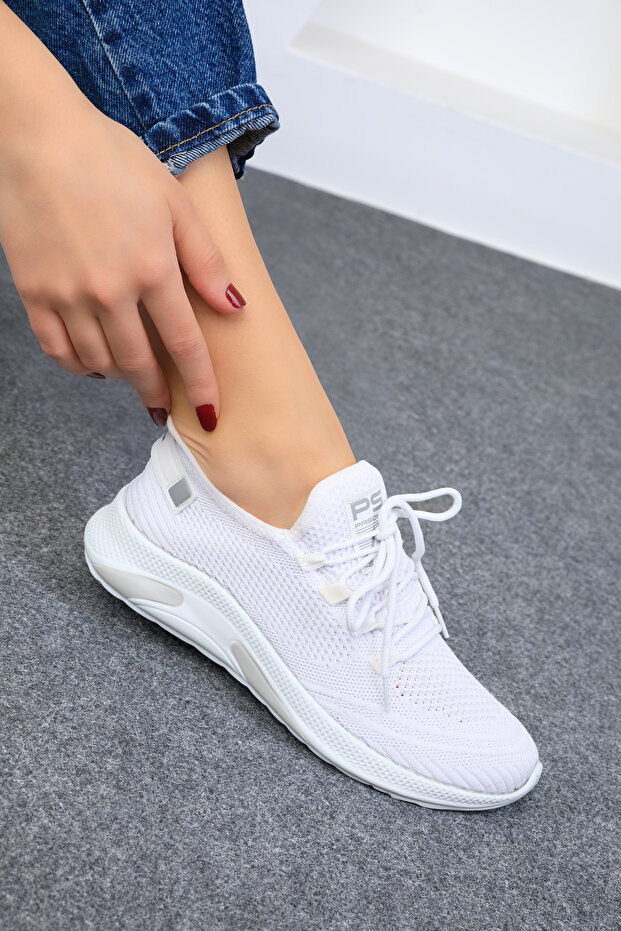 Fehér uniszex tornacipő 16884 - 5