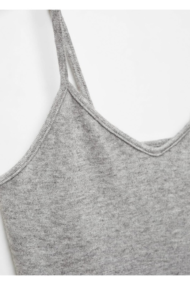 Ince Askılı Bluz - 6