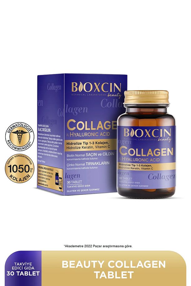 Beauty Collagen 30 Tablet Tip1 Tip 3 Hidrolize Kolajen - 1