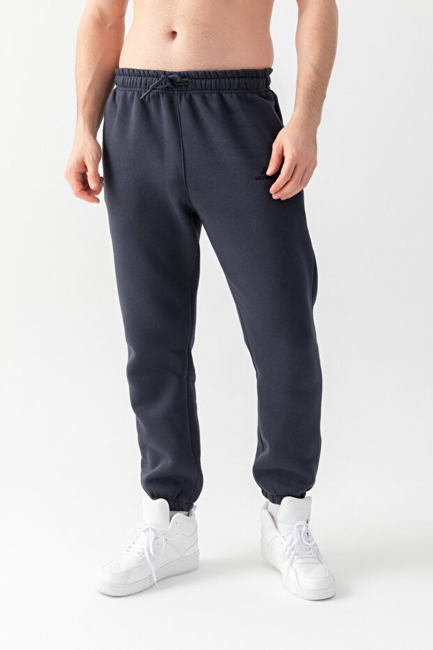 Peak Nakışlı Eşofman Altı Füme - 1