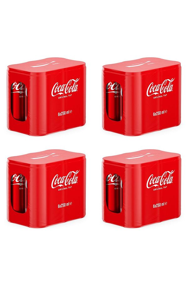 Coca Cola Kola Orijinal Tat 250 Ml X 24 Adet - 1