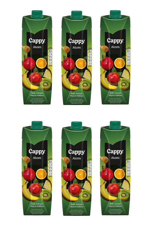 Atom Ballı Karışık Meyve Nektarı 1 Lt X 6 Adet - 1