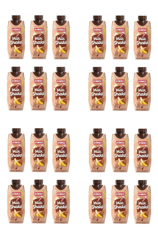 Milkshake Çikolata Ve Kurabiye Aromalı Muzlu 310 Ml X 24 Adet - 1