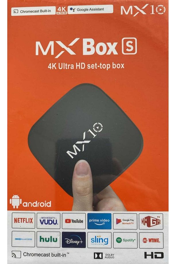 MX10 1/8 GB 4K Android TV Box Media Player - 3