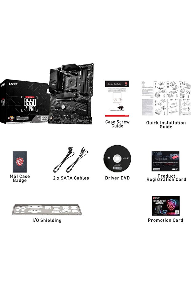 B550-a Pro Am4 Ddr4 Bellek 4400(OC) Hdmı Dp M.2 Usb3.2 Atx Anakart - 6