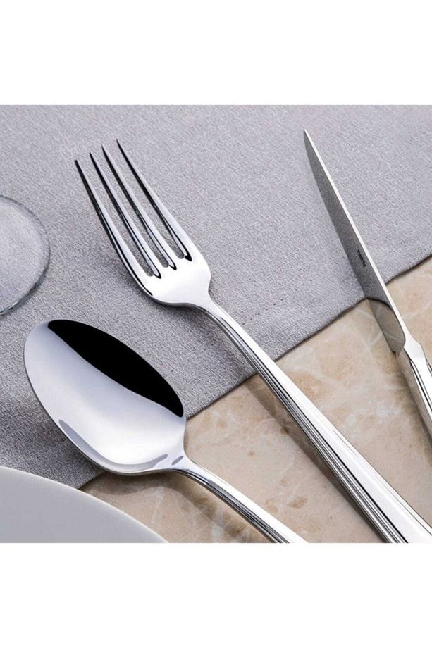 Katre Sade 36 Parça Karton Kutulu Çatal Kaşık Bıçak Takımı 18-10 304 1. Kalite - 6