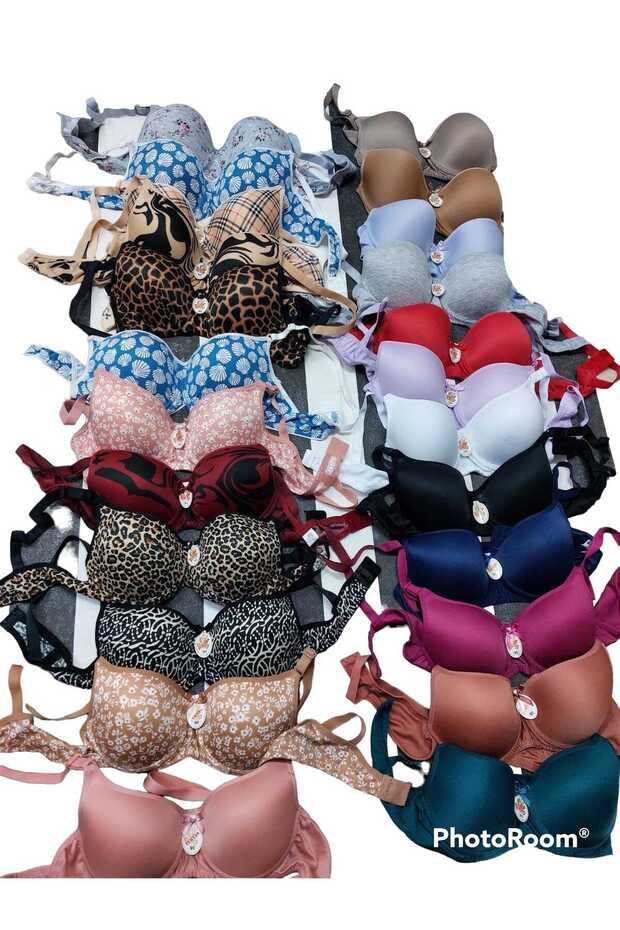 SUPPORTED EMPTY CAP 4-PIECE BRA - 1