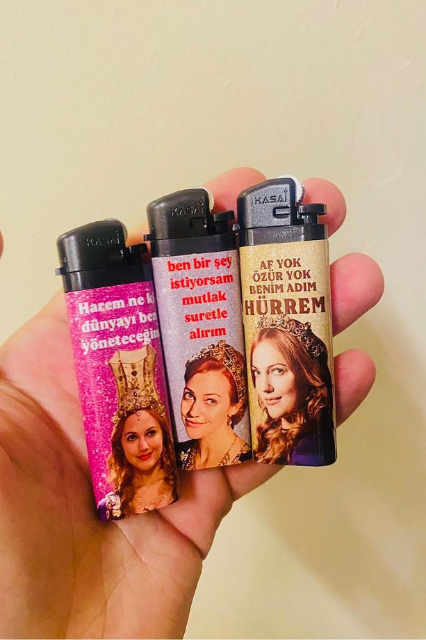 3'lü Hürrem Sultan Seti Gazlı Çakmak muhteşem Yüzyıl - 2