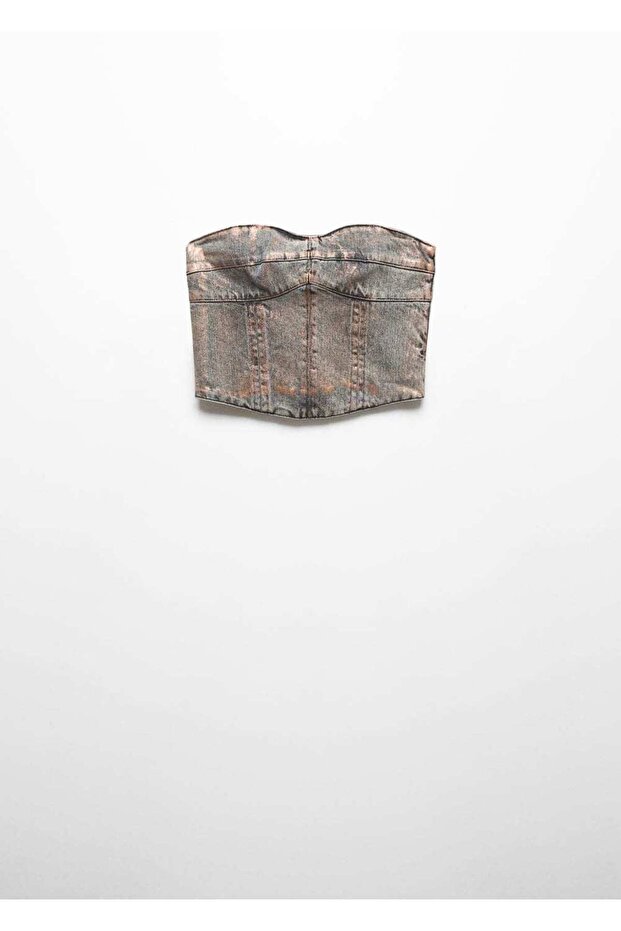 Folyo Denim Bluz - 3