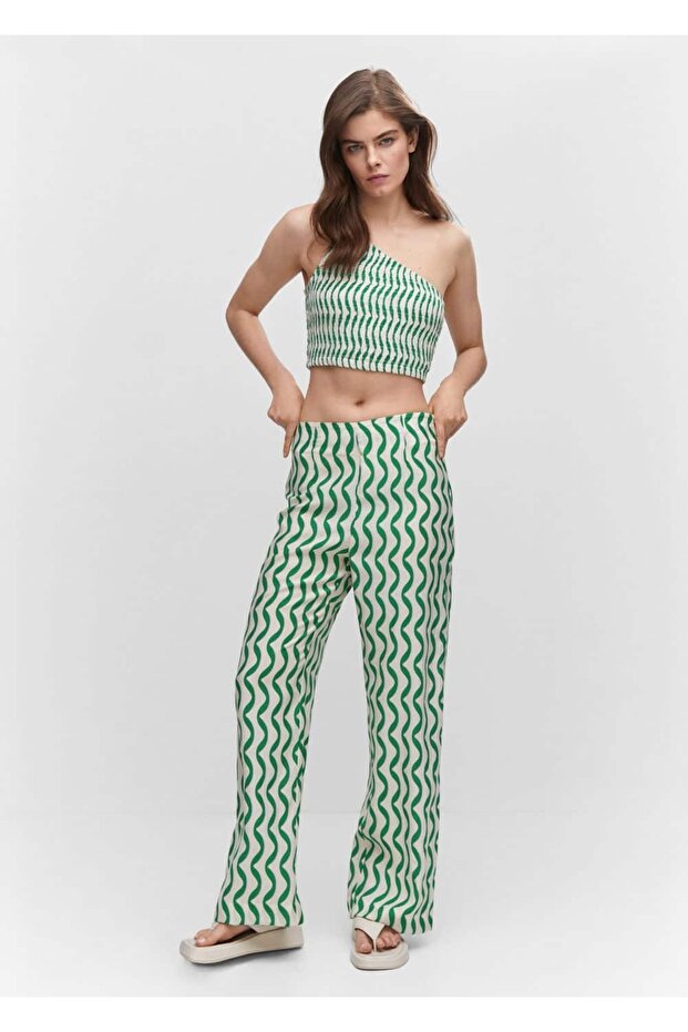 Büzgülü Asimetrik Bluz - 2