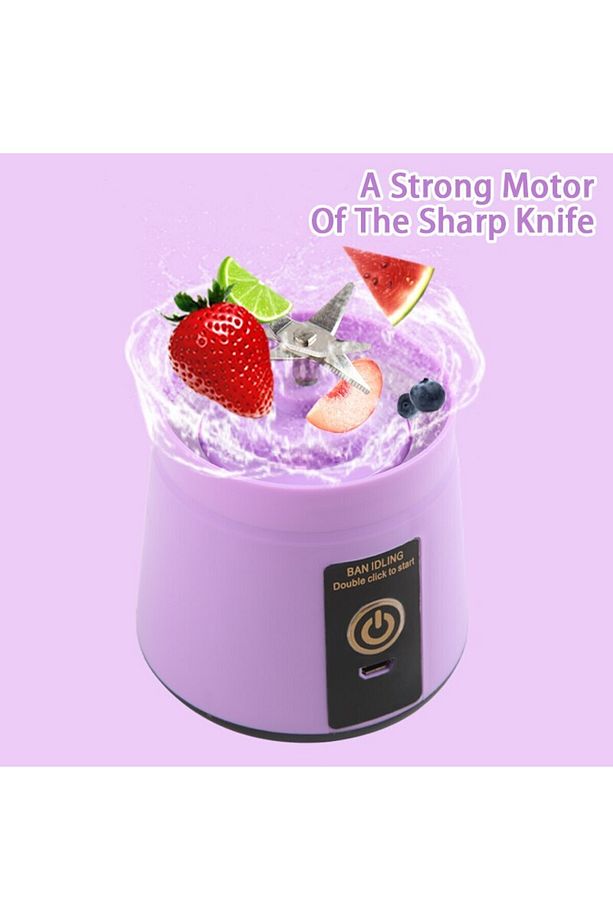 Taşınabilir Mini Blender Şarjlı Mikser Mutfak Meyve Suyu Smoothie Blender Smoothie Myve Syu Sıkacağ - 6