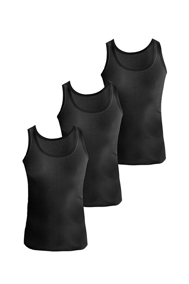 3-Piece Men's Athlete 100% Cotton Rib 3200