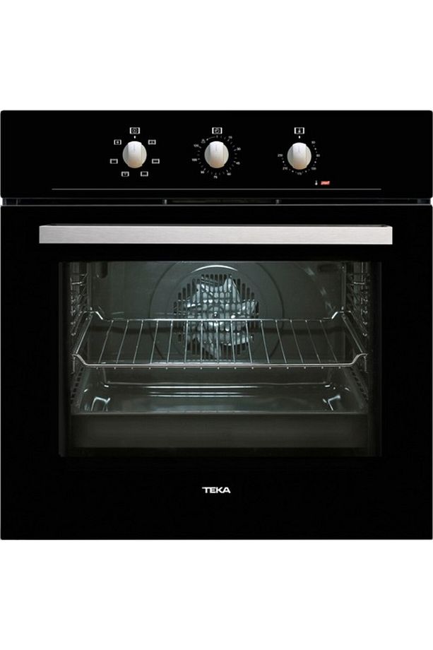 Chef 3 Ankastre Set (HE 715 BK FIRIN HLX 60 AI AL BK OCAK DBT 60 BK DAVLUMBAZ) Siyah 640004 - 2
