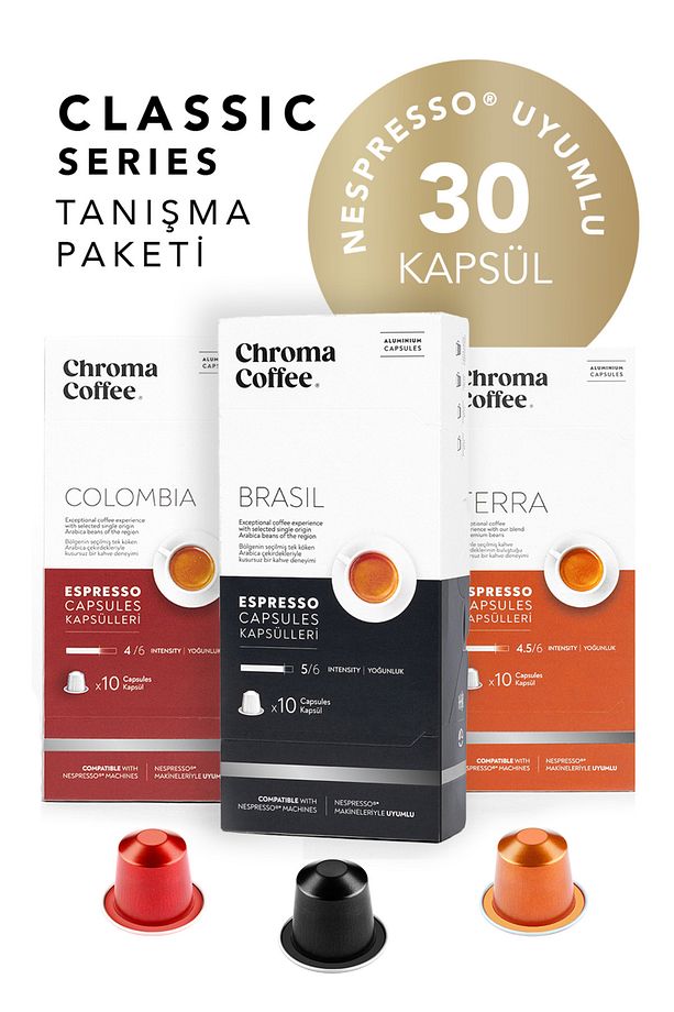 Classic Series Tanışma Paketi 30 Adet Nespresso Uyumlu Kapsül Kahve - 1
