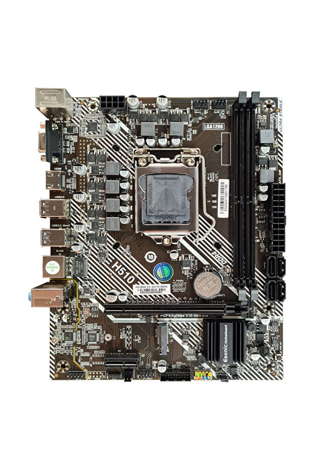 ESONİC H510DA LGA1200 10-11. NESİL DDR4 M.2 HDMI VGA mATX ANAKART - 2