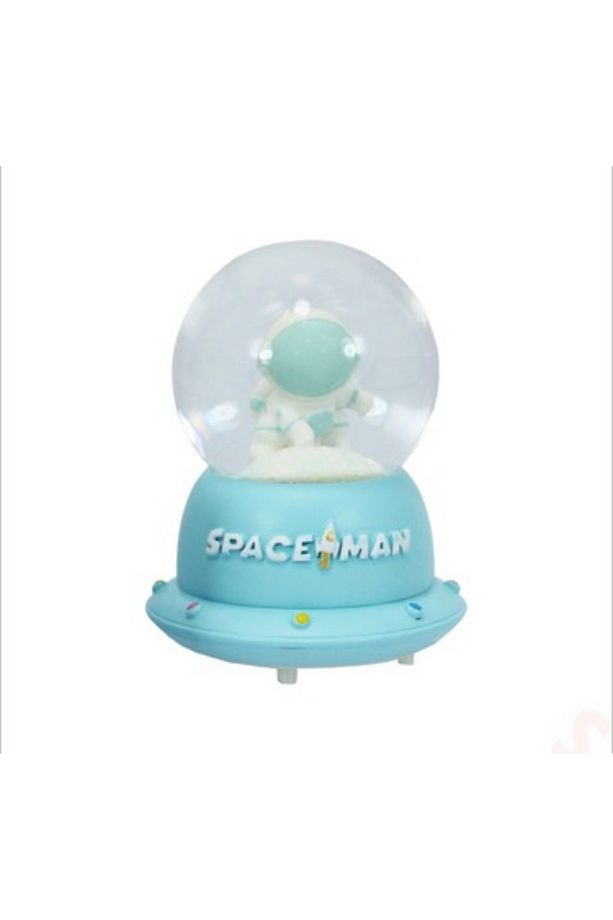 7 Cm Işıklı Kar Küresi Astronot - 1