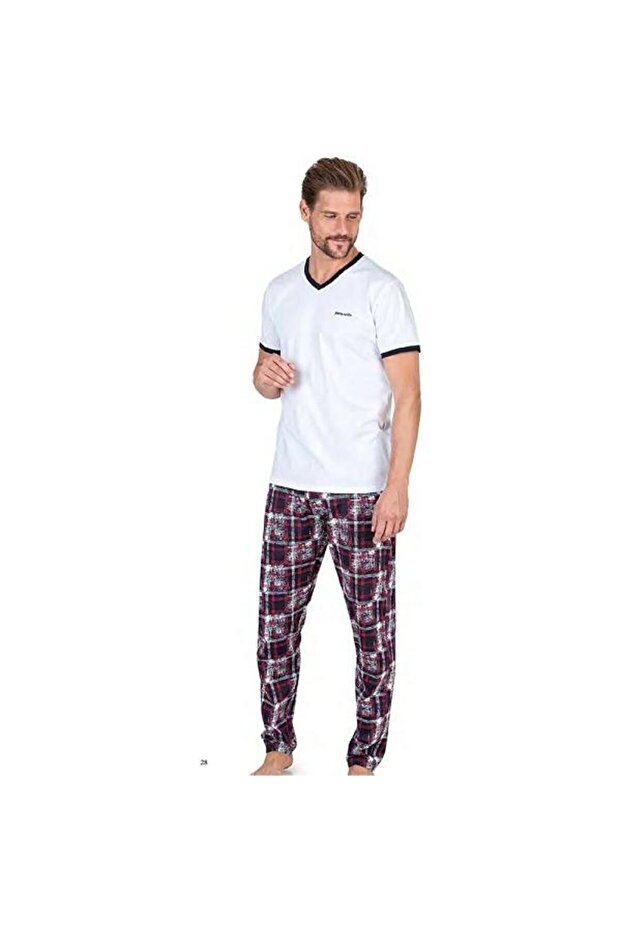PİERRE CARDİN 6046 V-NECK PAJAMAS SET
