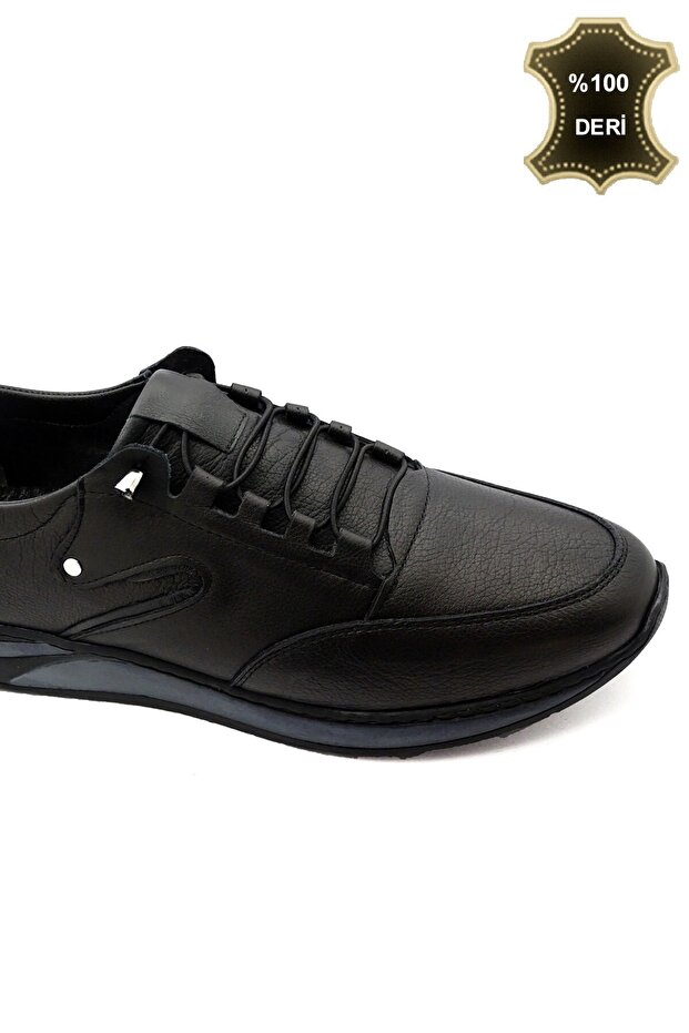 Men's Genuine Leather Heel Spur Anatomical Large Size Shoes