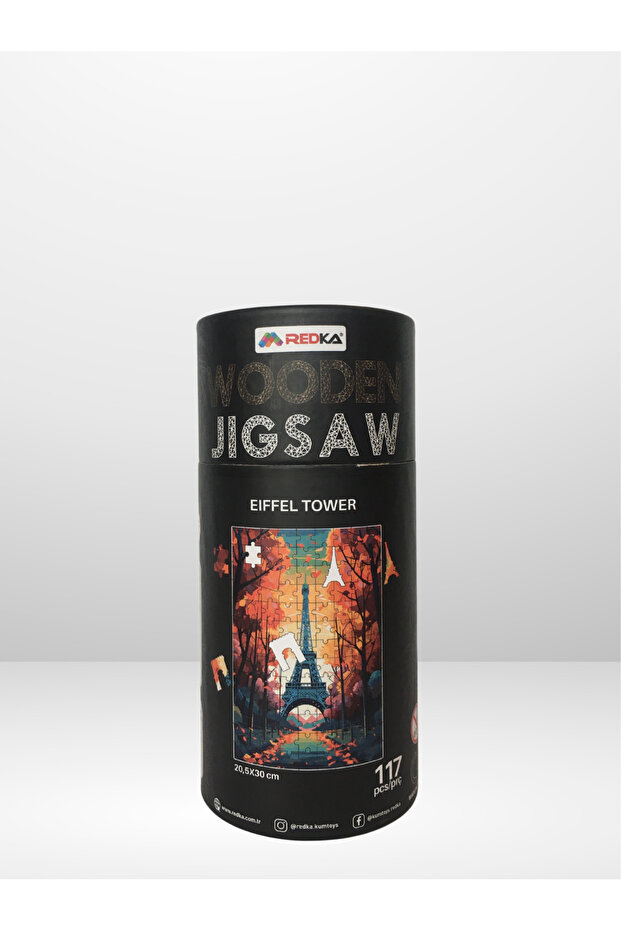 Wooden Jigsaw Eiffel Tower - 1