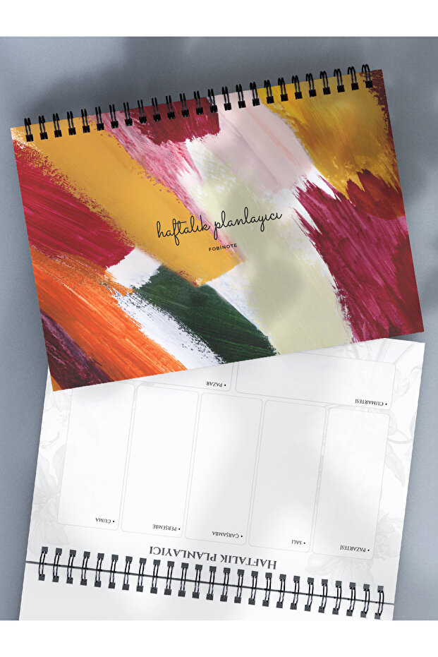 Weekly Planner 52 Weeks Planning Notebook - A5 Spiral Notebook - 1