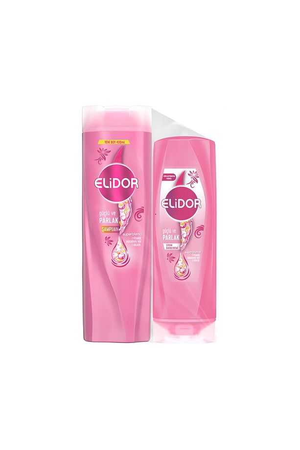Güçlü Parlak Şampuan 400 ml Saç Kremi 200 ml - 1