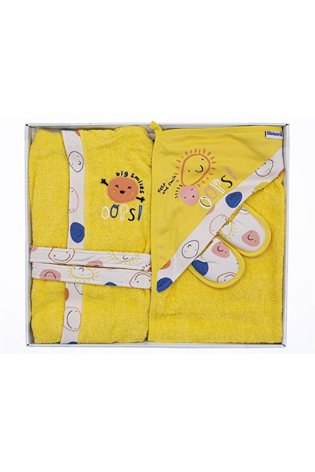 Baby Bathrobe Set - 1