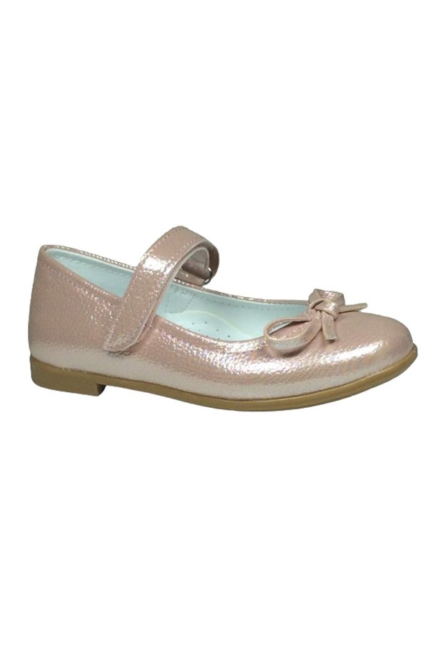 1010 Ort Emt Booties Powder Vk Shiny Ballerina Mustache Bow Girls' Evening Dress Shoes Fancy