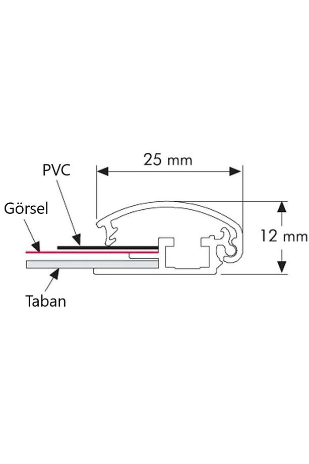 Alüminyum Çerçeve Açılır Kapanır Rondo 25mm A1 (60x485) - 6