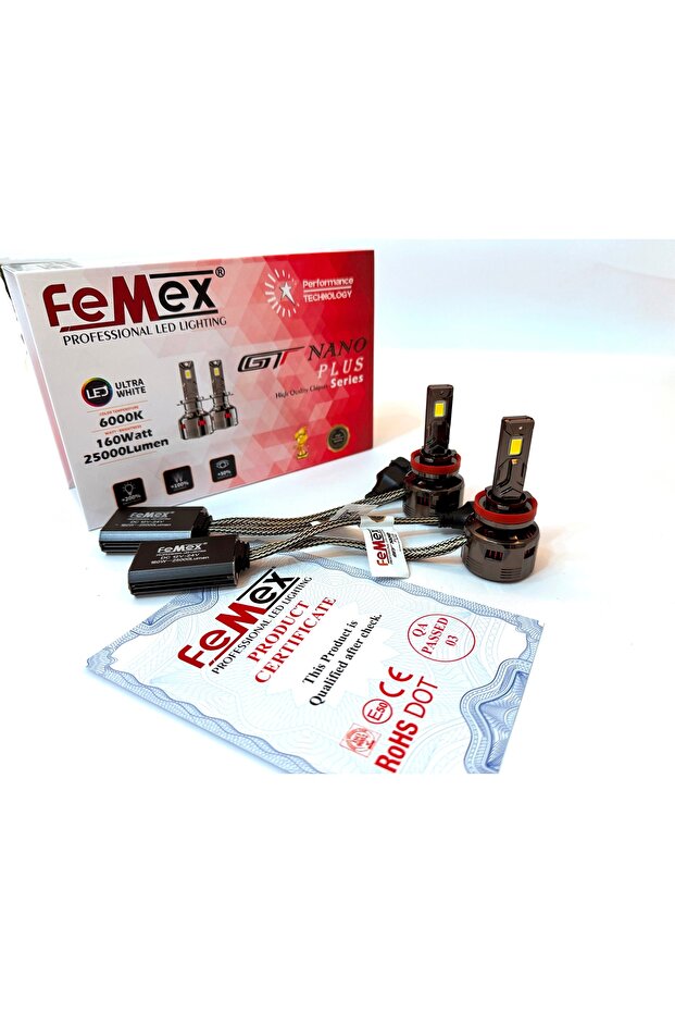 GT Nano Plus Csp LUMILED ROYAL Chipset Radyatör Soğutmalı H8/11 Led Xenon Led Headlight - 3