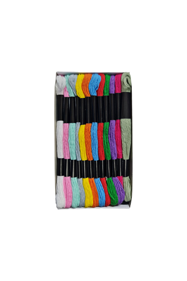 Muline Iplik Seti 24 Adet Çile (24renk çeşidi) - 3