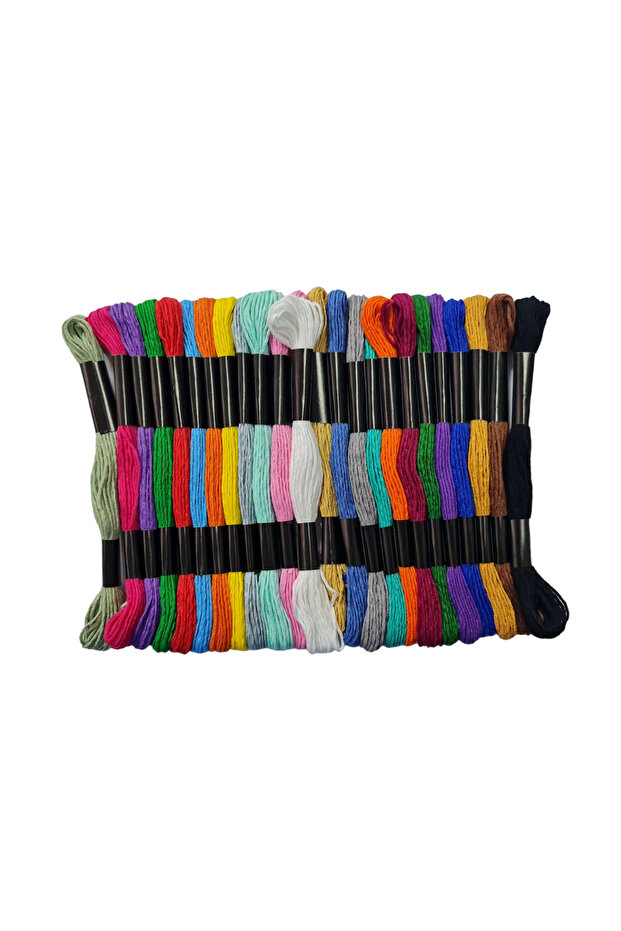 Muline Iplik Seti 24 Adet Çile (24renk çeşidi) - 1