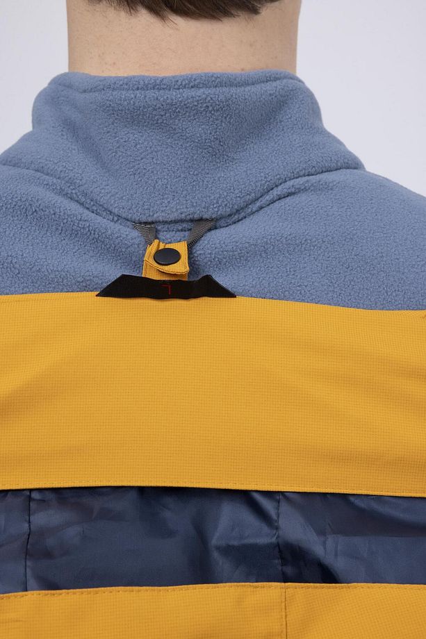 Elbruz Erkek 3 in 1 Ceket Mont Gold/Mavi - 9