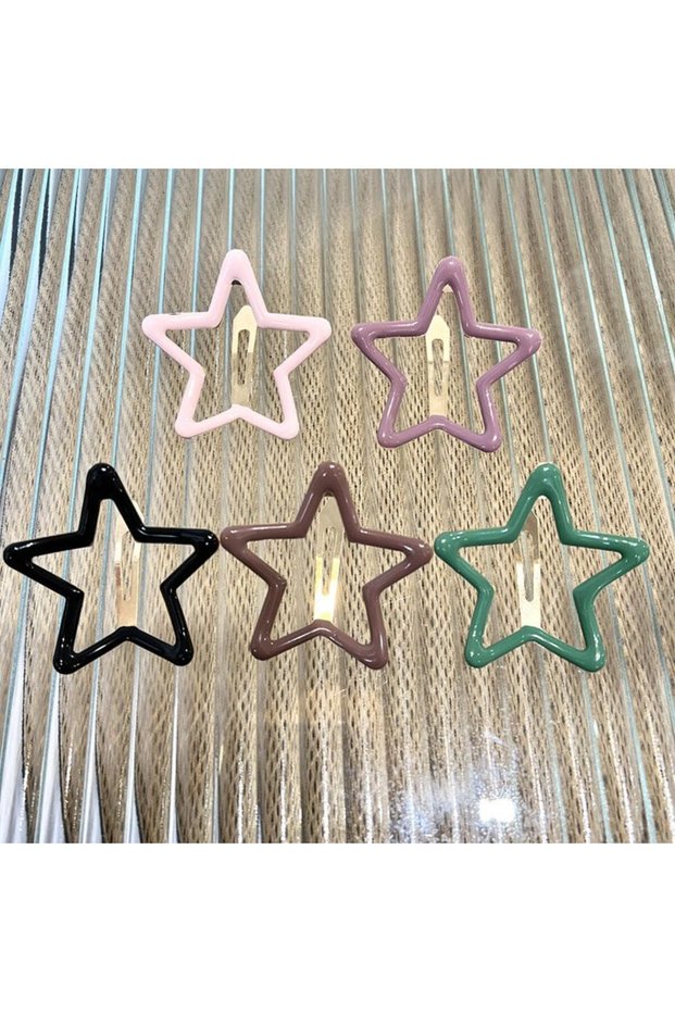 New Season Shiny Star Snap Hair Clip for Women Girls Large Size Gift 1 Piece