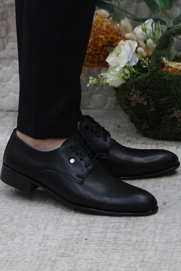 Rasgo 2709 Black Groom Shoes Suit Shoes Men's Classic Shoes