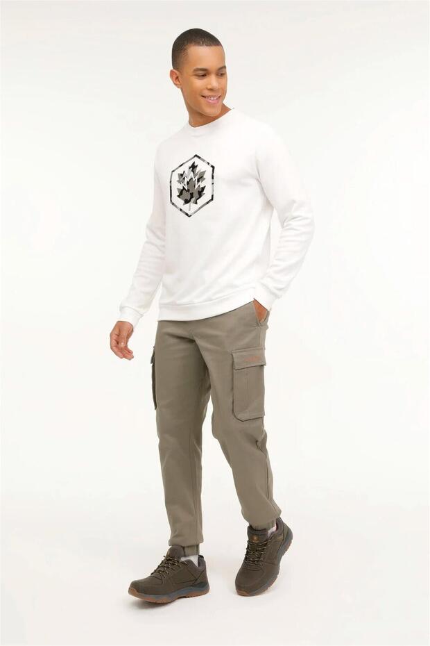ml Nedcamo-b 16khk08 3pr Ekru Erkek Sweatshirt - 1