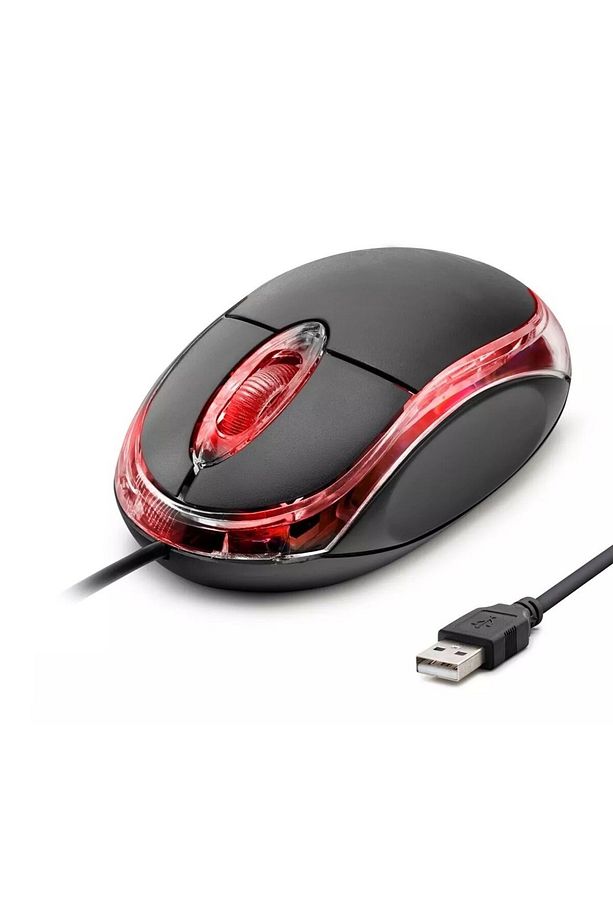 C3 Işıklı USB Kablolu Mouse - 1