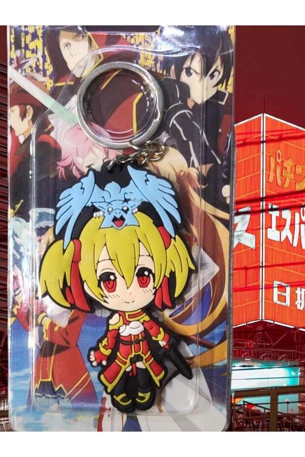 SWORD ART ONLINE SILICONE KEY RING BAG ACCESSORIES ANIME MANGA
