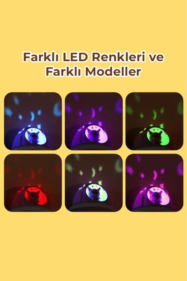 Figürlü Gece Lambası Sarı - 6