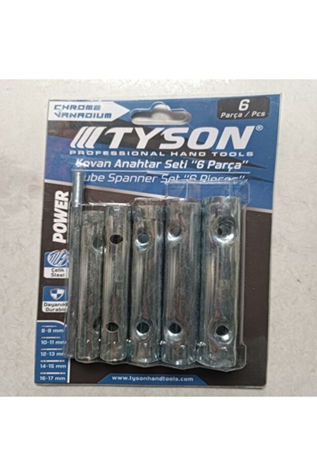 kovan anahtar seti 6 parça tyson - 1