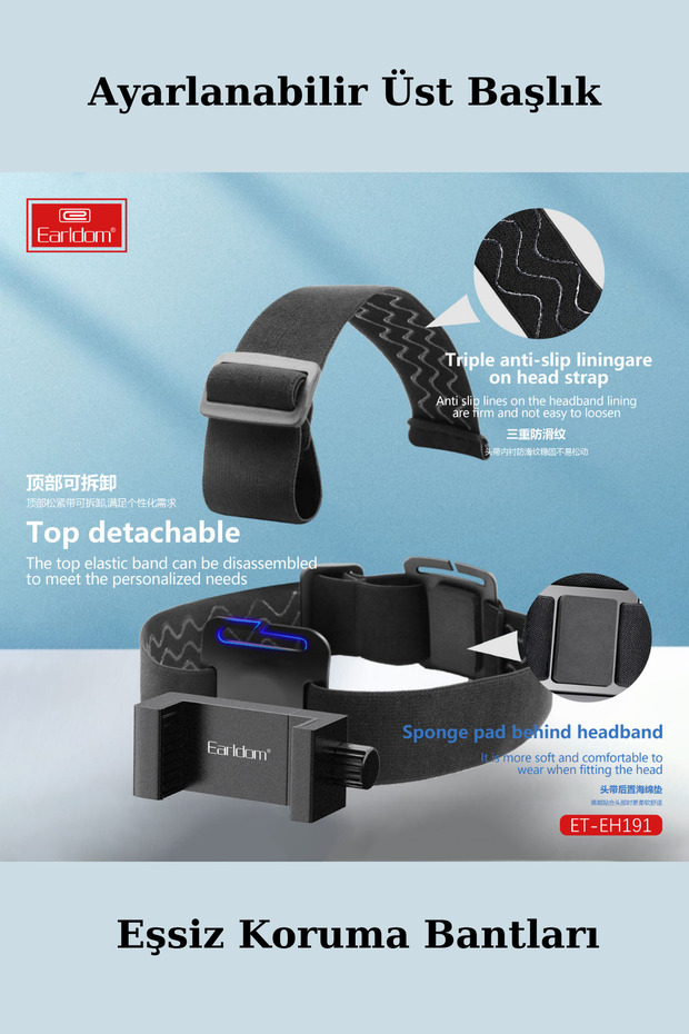 حامل كاميرا الهاتف القابل للتركيب على الرأس - 2