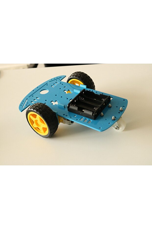 Arduino 2wd ARABA KİTİ ARAÇ ŞASE (MONTAJLI) - 1