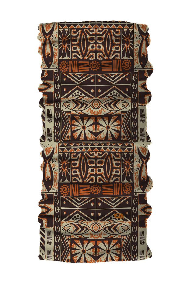 Ethnic Patterned Motor Cycling Face Mask Outdoor Buff Neck Collar Bandana Balaklava