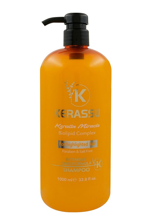 Röfleli Saçlar Için Keratin Şampuan 1000 ml Şampuan Tuzssuz Ve Parabensiz - 2