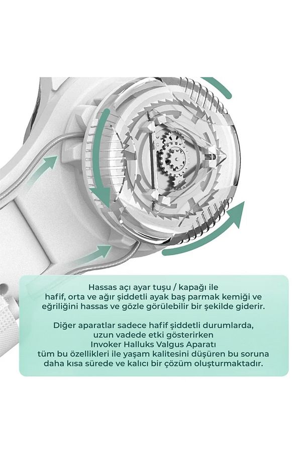 Ayarlı Ayak Baş Parmak Kemik Düzeltici Başparmak Eğriliği Düzeltme Halluks Valgus Gece Ateli 2li - 5