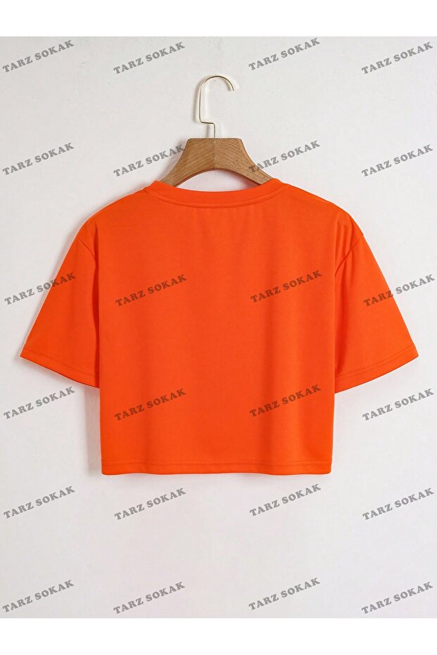 CODE- 232913   Μοντέλο Solid Off Shoulder Crop Top - 2