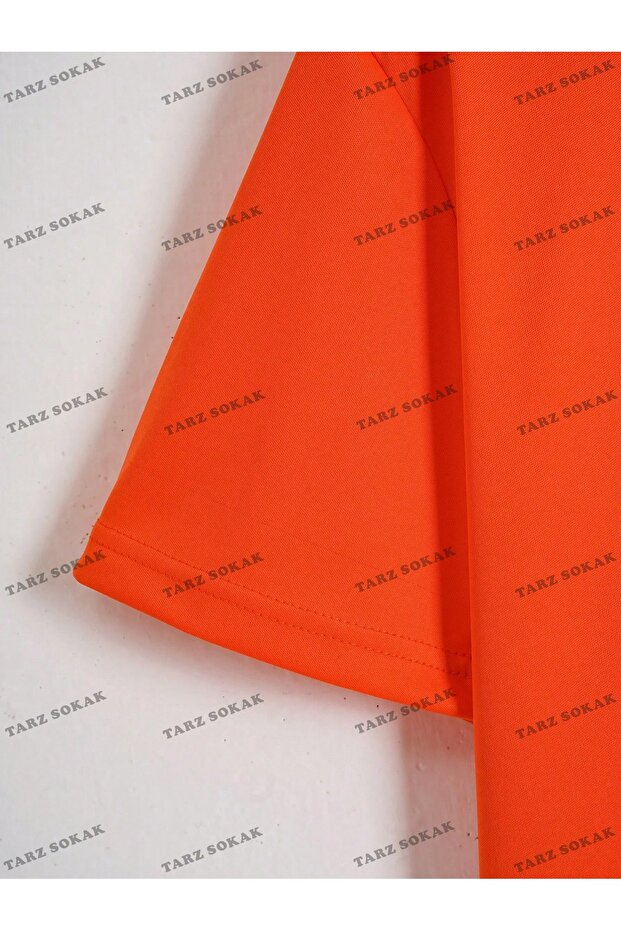 CODE- 232913   Μοντέλο Solid Off Shoulder Crop Top - 3