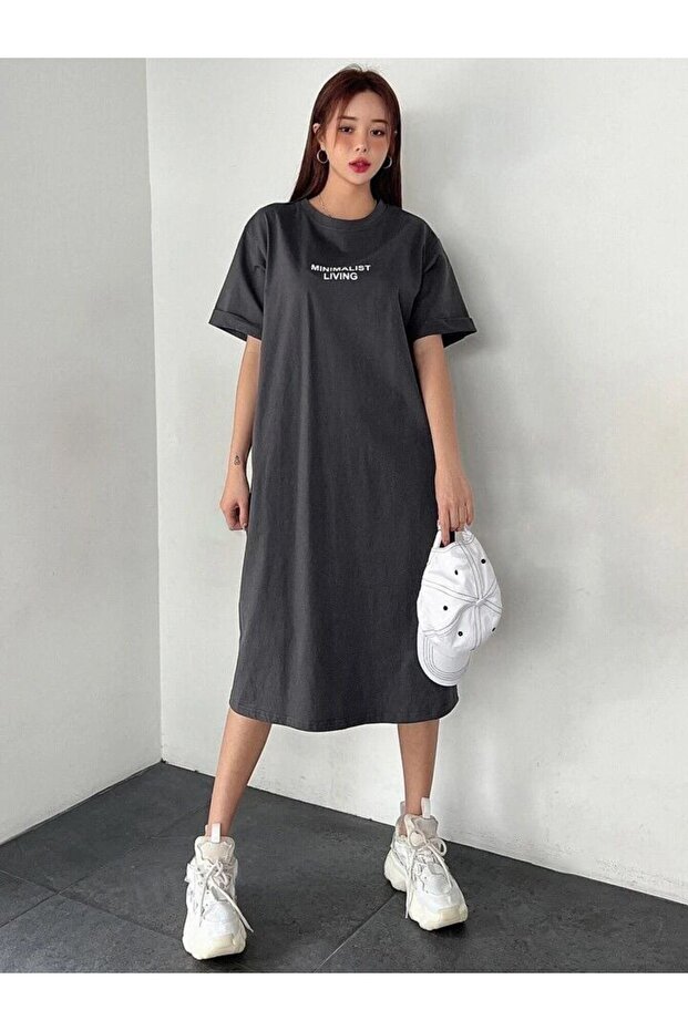 Women's Printed T-shirt Dress/Tunic