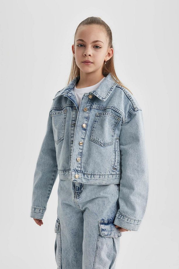 Kız Çocuk Jean Ceket B9857A824SP - 3