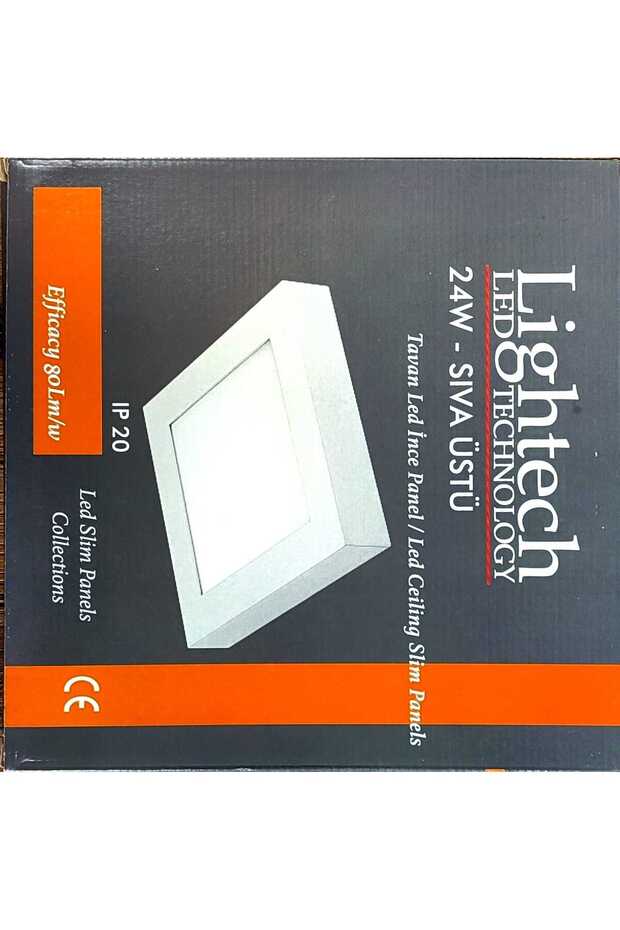 24W KARE SIVA ÜSTÜ PANEL 6500K - 1